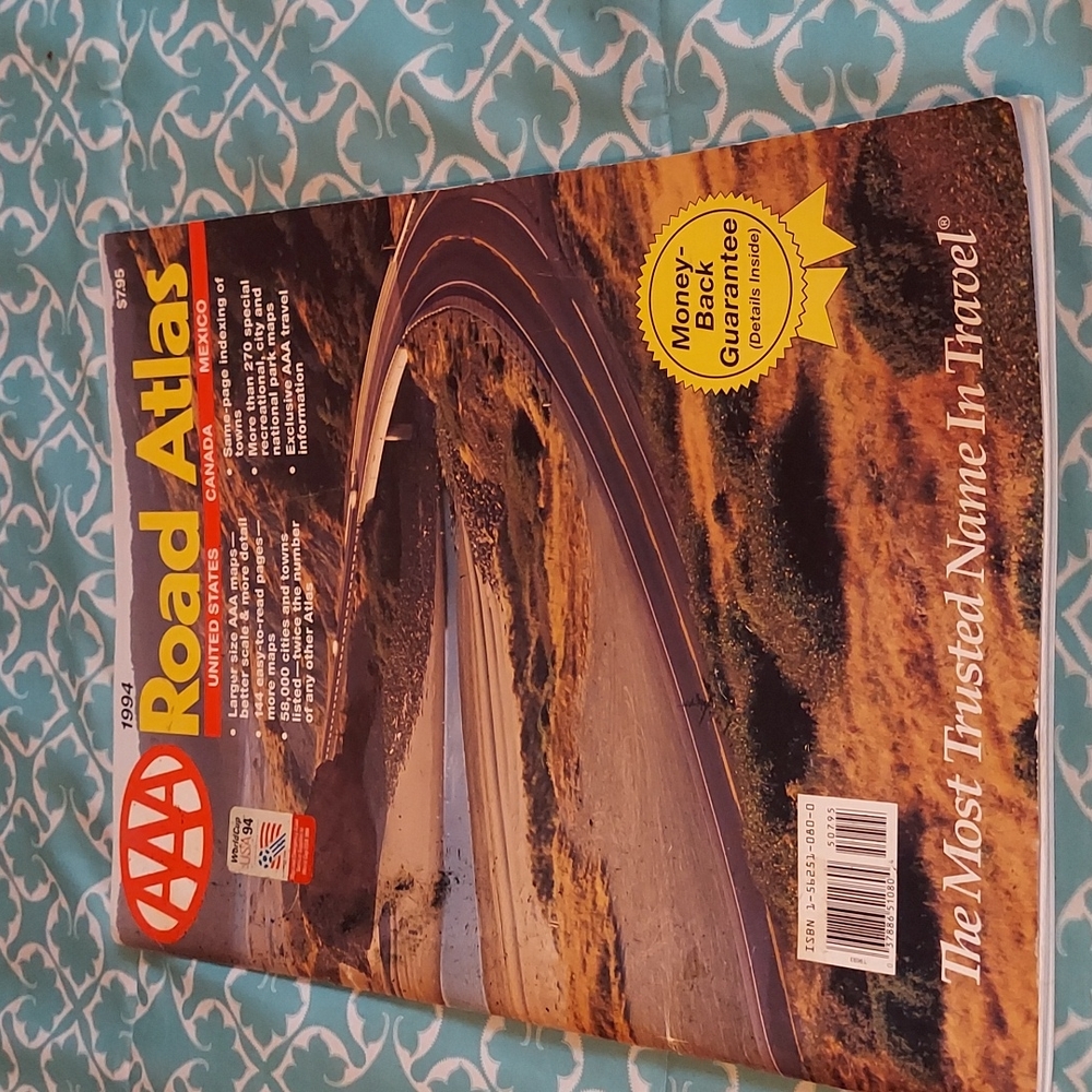 AAA ROAD ATLAS 1994 Vintage Collection